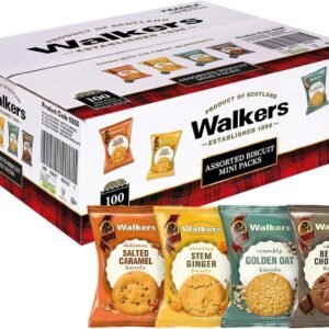 Walkers Assorted Biscuits Mini Packs 100 x 25g